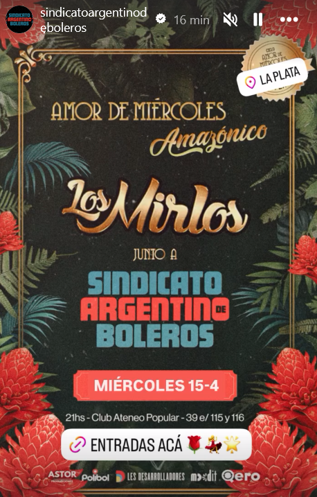 BOLEROS LA PLATA